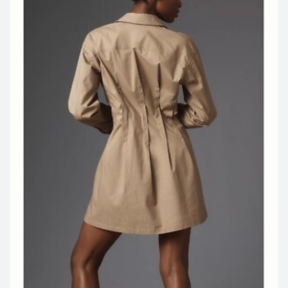 VERO MODA VMBENNO L/S DETAIL MINI PINTUCK SHIRT DRESS IN BRUSH STYLE#10259618 - Picture 3 of 16